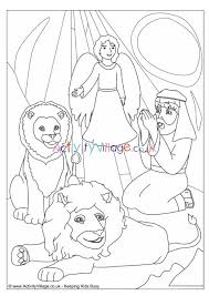 This coloring packet is 10 pages long and has scriptures in . Daniel In The Lions Den Colouring Page
