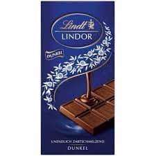 Lindt tafelschokolade lindor milch, schokolade mit zartschmelzender füllung, 100g. Lindt Lindor Schokolade Dunkel 100 G