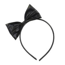 By tying it with this playful hair band featuring a bow! Case Of 12 Beistle Black Bow Headband