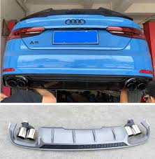 Our comprehensive coverage delivers all you need to know to make an informed car buying decision. Abs Paint Carbon Fiber 4 Outlet Abs Rear Bumper Diffuser With Exhaust Tips For Audi A5 S5 Coupe 2 4 Door 2017 2018 2019 Bumpers Aliexpress