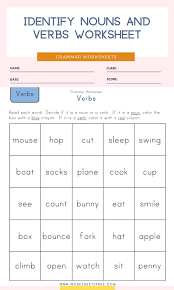 Do you hear the noun or the verb? First Grade Verb Worksheets English Worksheets Worksheets Free