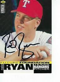 REID RYAN SIGNED 1995 UPPERDECK COLLECTORS CHOICE #45