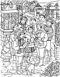 Home alphabet animals artwork bible. Christmas Carols Coloring Page For Kids Free Printable Picture