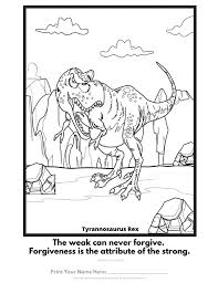 T rex dinosaur coloring pages pdf. Color In This Mischievous Tyrannosaurus Rex Dinosaur Coloring Pages