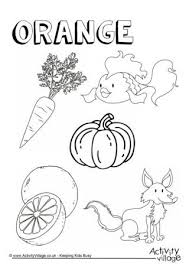 Color online this orange coloring page and send it to your friends. Colour Collection Colouring Pages Color Worksheets For Preschool Preschool Color Activities Color Worksheets
