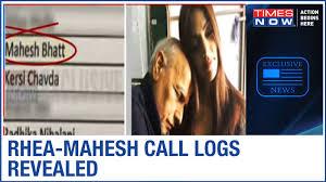 Rhea then replied to bhatt, aaaah no words sir. Sushant Singh Rajput Case Rhea Chakraborty Mahesh Bhatt S Call Logs Revealed Exclusive
