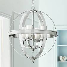 Possini Euro Whencliffe 20 1 2 Wide Chrome Pendant Light 9j851 Lamps Plus Chrome Pendant Lighting Pendant Light Kitchen Chandelier