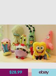 Spongebob Stuffed Animals Plush Toys Ebay Toys Hobbies Spongebob Cartoon Spongebob Plush Animals