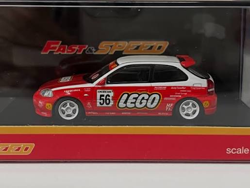 Fast & Speed Honda Civic Type-R MK1 EK9 Spoon Modified Lego Livery