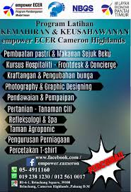 Kursus perniagaan boleh menambah dan melengkapkan pengalaman profesional dan pendidikan anda, sama ada anda telah dalam bidang perniagaan untuk masa yang lama, atau yang ingin membuat perubahan kerjaya. Berita Baik Empower Ecer Cameron Highlands Facebook