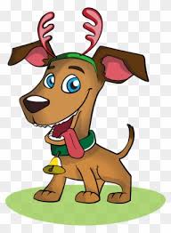 A fantastic piece of holiday clip art, the cartoon dog seems ecstatic about the idea that christmas is coming. Christmas Cartoon Dog Clipart Png Animated Cute Christmas Pets Transparent Png 500130 Pinclipart