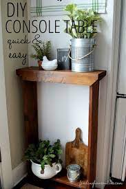 Quick And Easy Diy Console Table Finding Home Farms Diy Console Table Diy Home Decor Diy Console