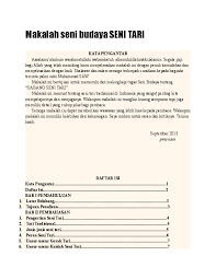 Kata pengantar makalah seni tari. Doc Makalah Seni Tari Rey Aldi Academia Edu