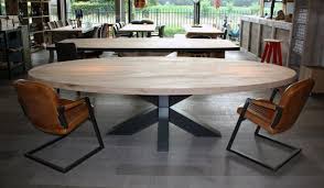 stoere tafels op maat ovalen tafel ovale eettafels tafels