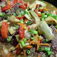 Skirt steak tacos, or arrachera, are a mexican specialty made of thinly sliced beef marinated for a long time in layers of sazon and adobo seasoning, lime juice, and beer. Grilled Coffee And Cola Skirt Steak Allrecipes