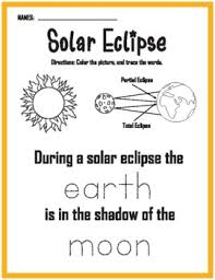 Science, astronomy, back to school. Eclipse Worksheet Teachers Pay Teachers