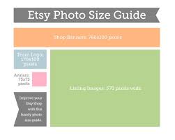 Etsy Photo Size Guide Etsy Shop Photos Etsy Image Sizes Etsy Advice
