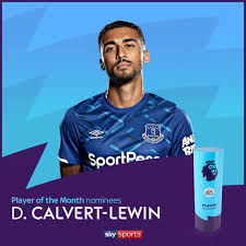 We process your data to deliver content or advertisements and measure the delivery of such content or advertisements to extract insights about our website. Dominic Calvert Lewin Nominated For Premier League Player Of The Month Everton