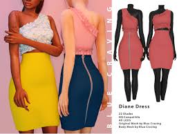 When you purchase through links on our site, we may earn an affiliate commission. Sims 4 Diane Dress By Blue Craving Best Sims Mods