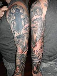 Burning monk tattoo geek tattoo body art tattoos fire tattoo. Arm Kafer Tattoo Von Burning Monk Tattoo