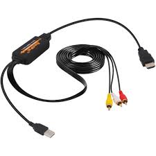 The other side of the hdmi cable connect it to an available input on your tv. Auvipal Rca To Hdmi Converter For Playing Vhs Vcr Dvd Player Game Consoles On Modern Tv All In One 3rca Composite Av To Walmart Canada