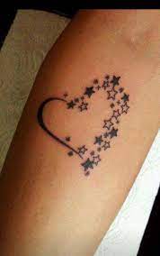 Epingle Par Amie Turner Sur Tattoos Tatouage Etoile Filante Tatouage Tatouage Coeur