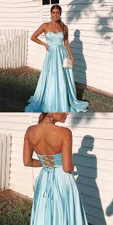 Lace Up Sweetheart Light Blue Prom Dress 8002055 Prom Dresses Blue Light Blue Prom Dress Prom Dresses For Teens