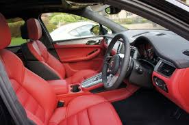 Porsche Macan Red N Black Interior