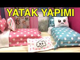 barbie mikrodalga firin yapimi kendin yap barbie bebek mutfak esyalari oyuncak yap youtube yatak yapimi minis yatak