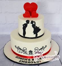 And what a gorgeous proposal cake next we have a classic ring box engagement cake from london cake (left). Engagement Cakes