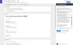 Google forms can handle as much data as google sheets, and google sheets can currently handle 2 million cells. Form Confirmation Emails Google Workspace Marketplace