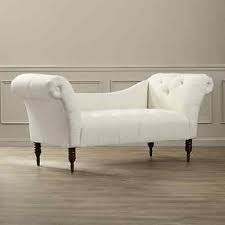 Ivory Chaise Lounge Bedroom Bench Settee Loveseat Diamond Tufted Cream Linen Upholstered Settee Chaise Lounge Settee Loveseat