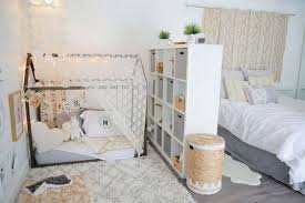 Curate a corner in the master bedroom with nursery furniture. Sharing Master Bedroom With Baby Nursery Design Studio