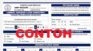 Bagi bapak / ibu yang menginginkan contoh soal diatas dan soal lainnya secara lengkap, silahkah unduh soal ujian sekolah pjok jenjang sd atau klik disini. Contoh Lembar Jawaban Ujian Sekolah Tahun 2021 Info Pendidikan Terbaru