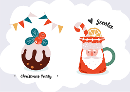 We have added html copy and paste codes to many of our holiday clipart images. Sweet Winter Holiday Clipart By Else Art On Creativemarket Holiday Clipart Winter Holidays Santa Christmas