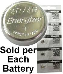 Energizer 377 376 Sr626w Sr626sw Silver Oxide Watch