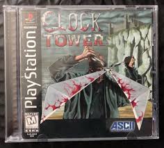 Clock Tower Sony Playstation 1 1997 Ps1 Psone Complete Used Video Game Cib Horror Video Games Tower Games Clock Tower