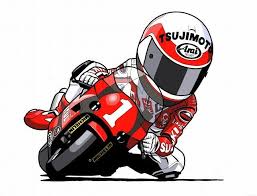 racing cafe motorcycle art sin terauti 3 caricaturas de motos motos de carreras stunt motos