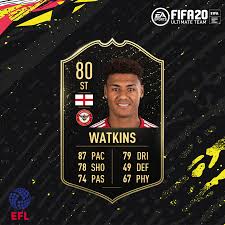 Check out his latest detailed stats including goals, assists, strengths & weaknesses and match ratings. Ollie Watkins Gets Fifa 20 Reward News Official Website Of Brentford Football Club