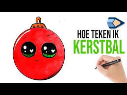 Hoe Teken En Kleur Je Een Kawaii Kerstbal Leren Tekenen Voor Kids Youtube Leer Tekenen Kawaii Tekenen
