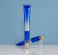 [Hot Item] 20ml Cosmetic Plastic Empty Aluminum Plastic Tube Skincare  Container Eye Cream Tube Packaging with Electric Vibration Massage  Applicator