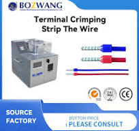 Bzw-F4+Z 0.5-4.0mm Semi-Automatic Wire Terminal Stripping and Crimping  Machine for Tubular Ferrule Terminal