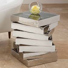 A side table with perforated metal base like the one below from refurbished ideas is great for mediterranean living rooms and moroccan style interiors. Mirrored Console Table And Coffee Table Designs Stretching Small Spaces