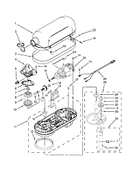 Kitchenaid Mixer Parts Model Kp26m1xob5 Sears Partsdirect Kitchenaid Mixer Parts Kitchen Aid Kitchen Aid Mixer