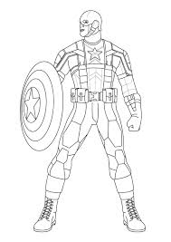 Captain america coloring pages crash into aech other. Captain America Coloring Pages Free Printable Coloring Pages For Kids