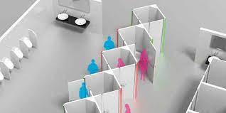 女性トイレの待ち時間を解消 男性用個室を男女共用にするデザイン バスルームのデザイン トイレのデザイン バスルームのインテリアデザイン