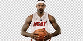 Unlike many other players who had their signature shoe made by nike, lebron raymone james managed to come in the nba with his own product ready and waiting for him. Lebron James Miami Heat The Nba Finals Cleveland Cavaliers Lebron James Jersey Arm Sports Png Klipartz