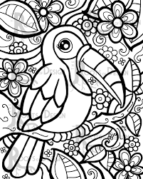 Maybe you would like to learn more about one of these? Instant Download Coloring Page Toucan Art Print Zentangle Etsy Toucan Art Coloring Pages Cute Coloring Pages