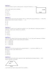 Untuk mencari skala peta, maka gunakan rumus segitiga ajaib seperti di bawah ini. Skala 2
