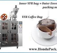 VFR drip coffee bag packing machine with outer envelope